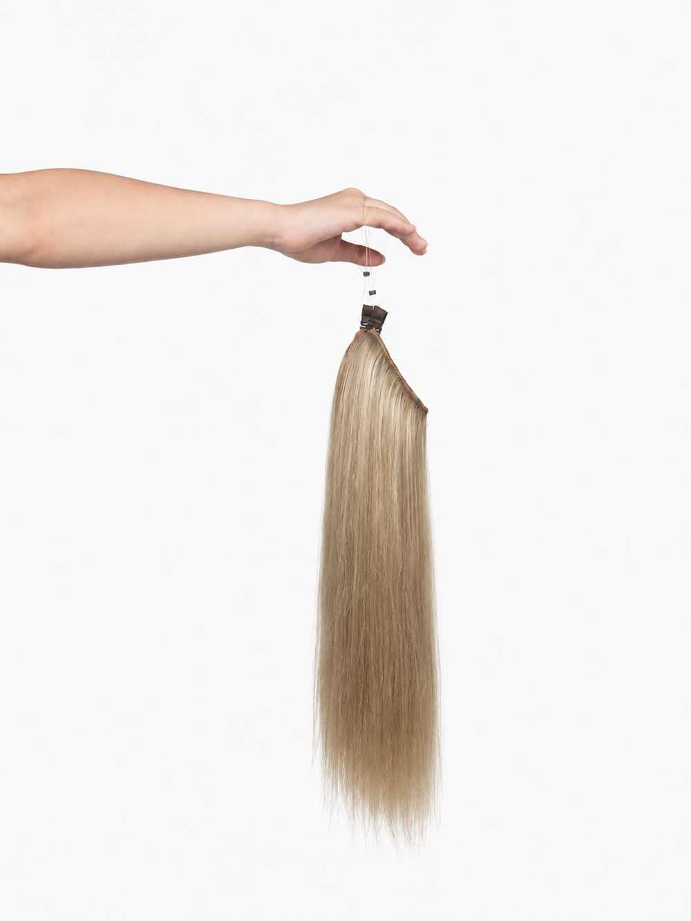 Sunlit Blonde Halo® Extensions
