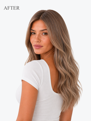 Timeless Blonde Halo® Extensions