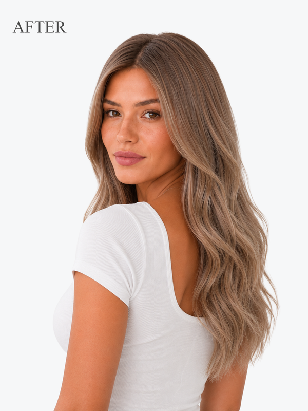 Timeless Blonde Halo® Extensions
