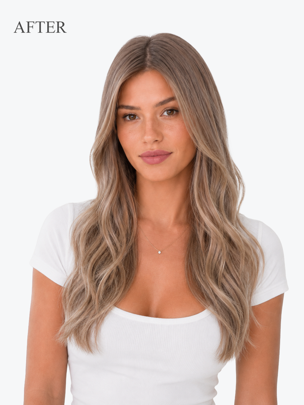 Timeless Blonde Halo® Extensions