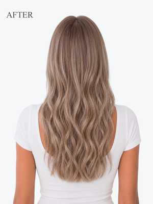 Timeless Blonde Halo® Extensions