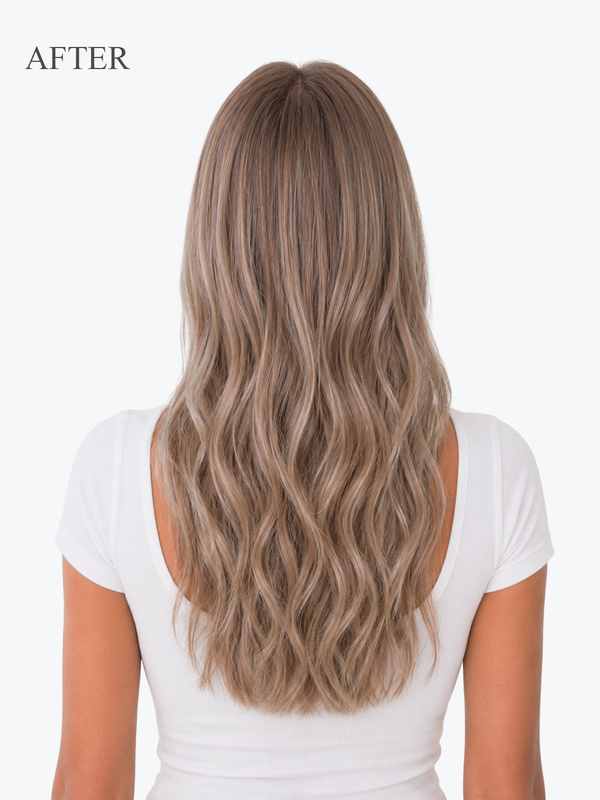 Timeless Blonde Halo® Extensions