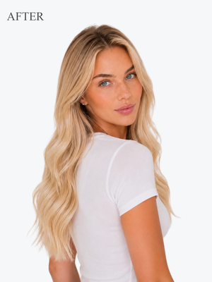 Vanilla Blonde Halo® Extensions