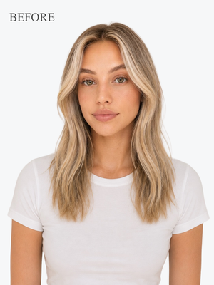 Sunlit Blonde Halo® Extensions