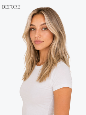 Sunlit Blonde Halo® Extensions